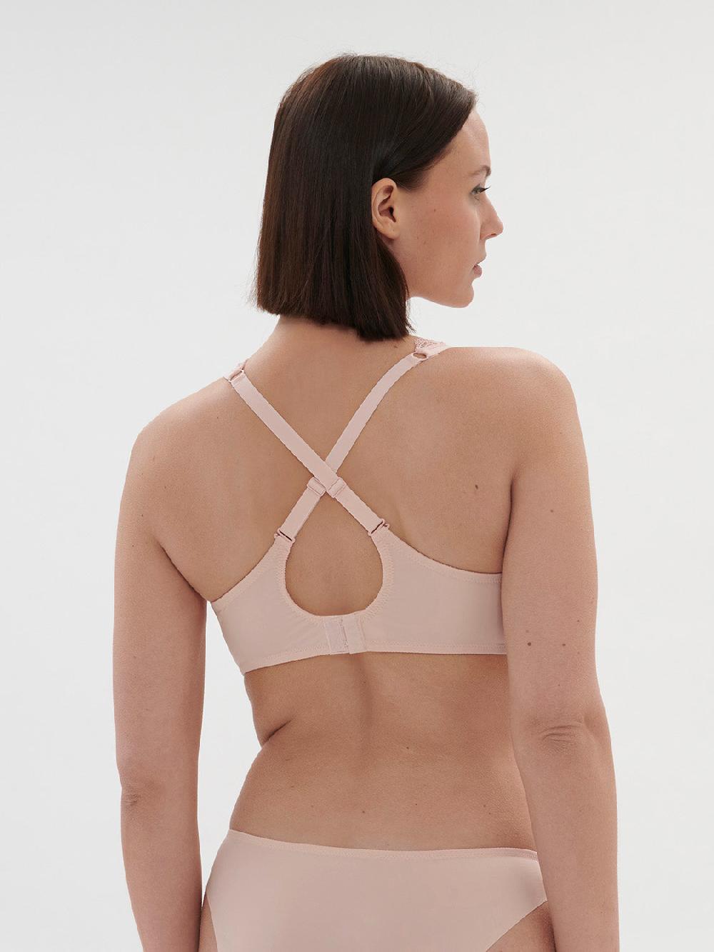 Simone Pérèle Soutien-gorge Avec Armature Emboitant - Poudre Pétale