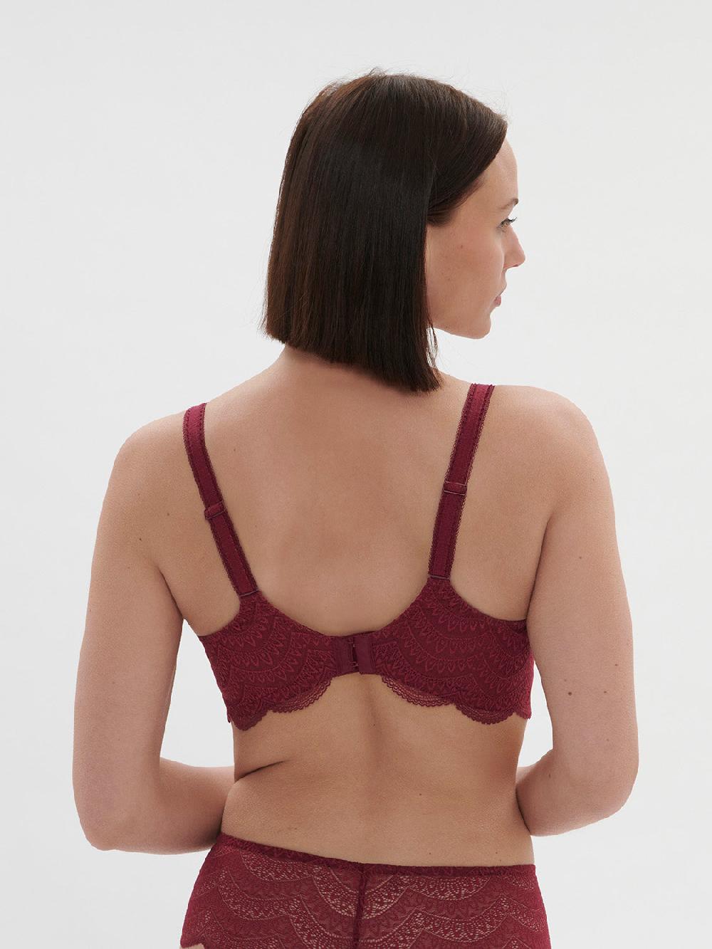 Simone Pérèle Soutien-gorge Avec Armature Emboitant - Rouge Spinelle