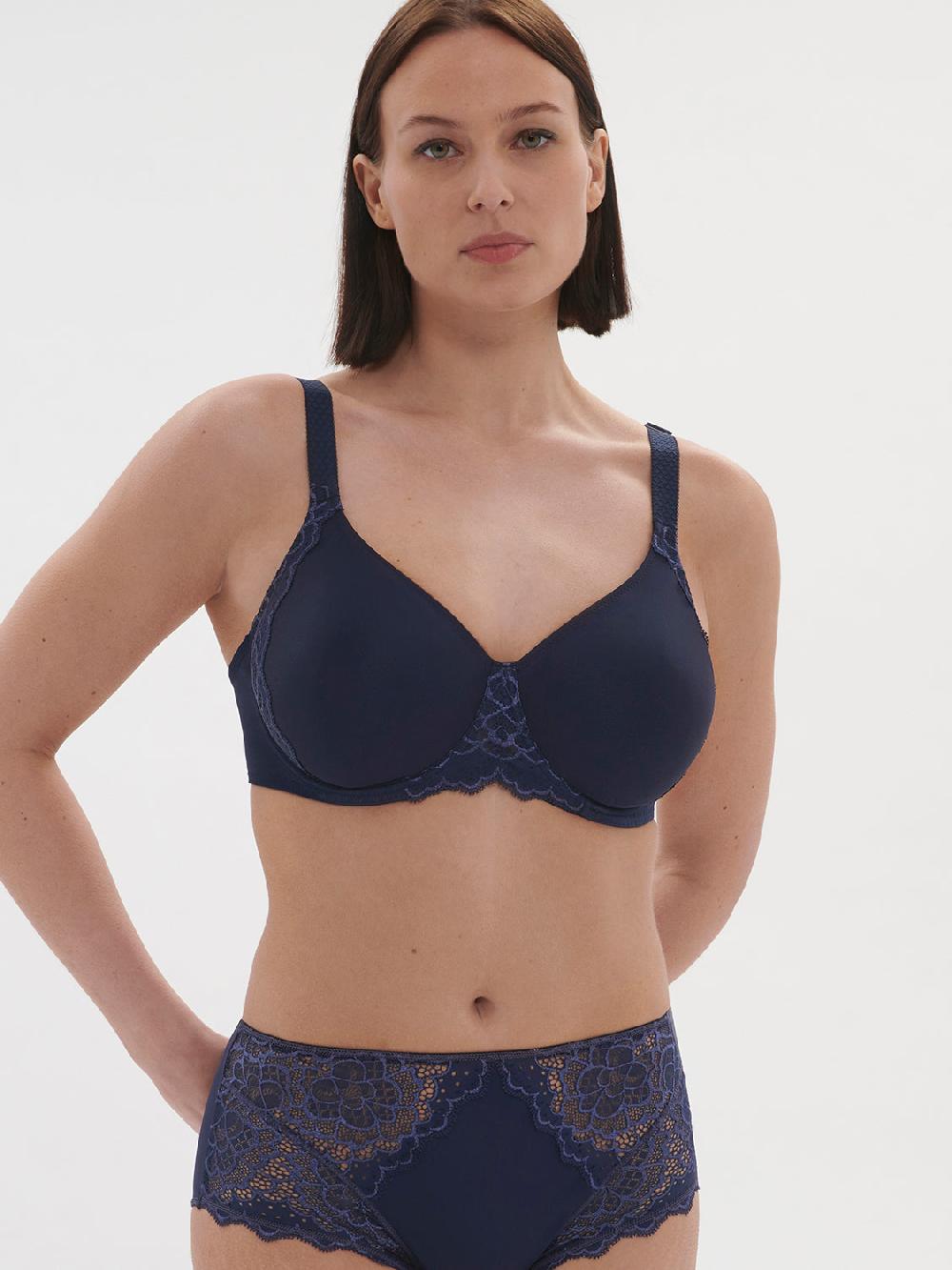 simone pérèle Soutien-gorge avec armature moulé rigide - Encre