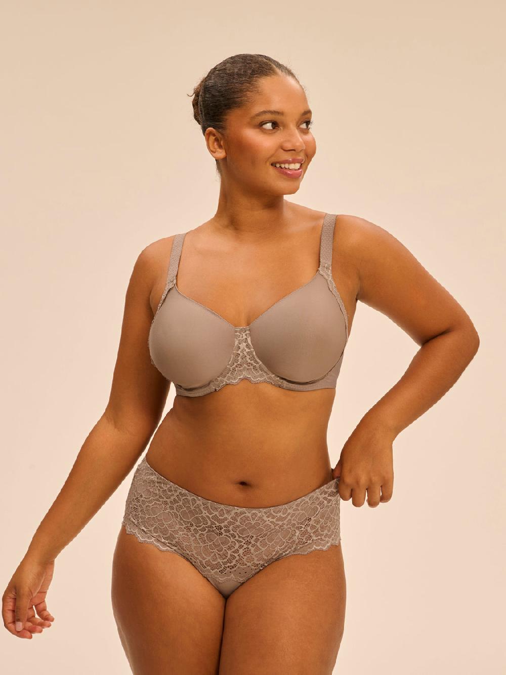 Simone Pérèle Soutien-gorge Avec Armature Moulé Rigide - Grège
