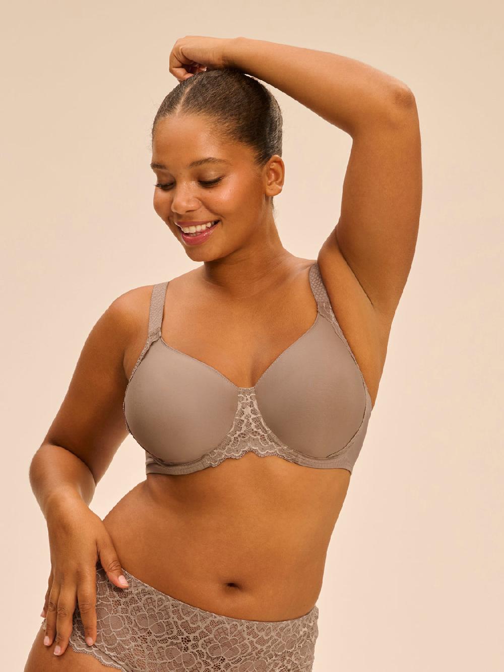 simone pérèle Soutien-gorge avec armature moulé rigide - Grège
