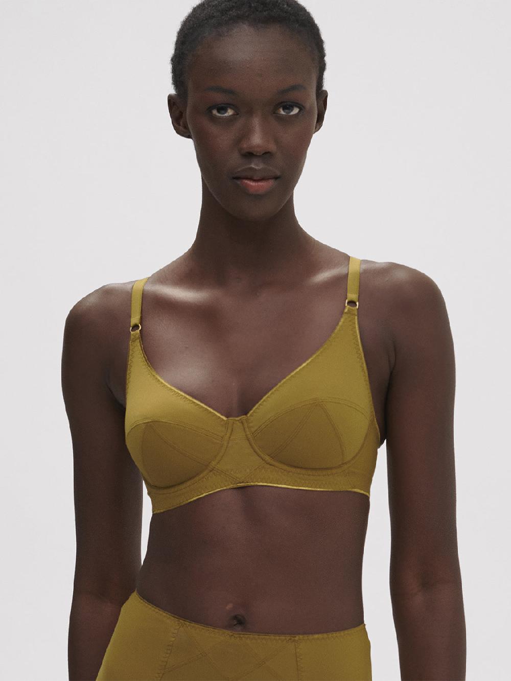 simone pérèle Soutien-gorge avec armatures décolleté - Bronze