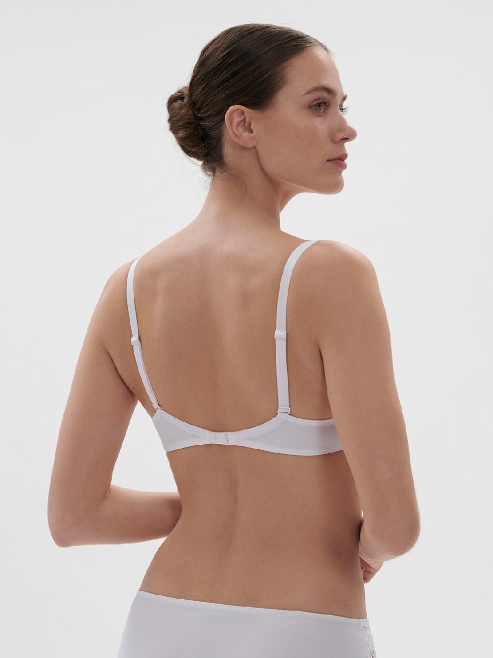 Simone Pérèle Soutien-gorge Avec Armatures Décolleté Plongeant - Blanc