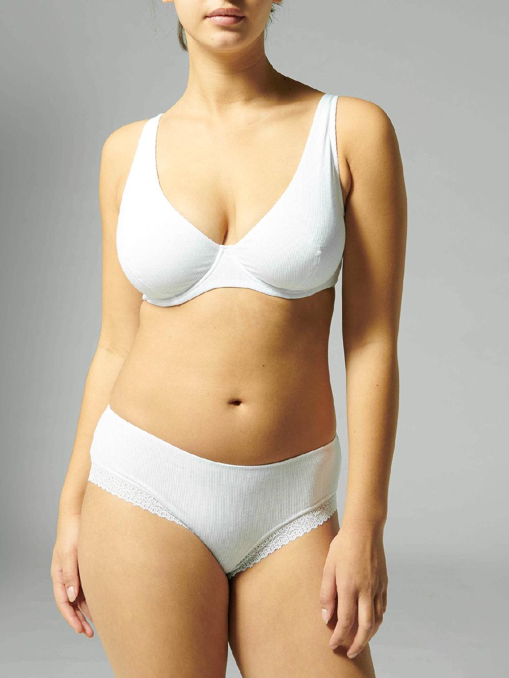 Simone Pérèle Soutien-gorge Avec Armatures Décolleté Plongeant - Blanc