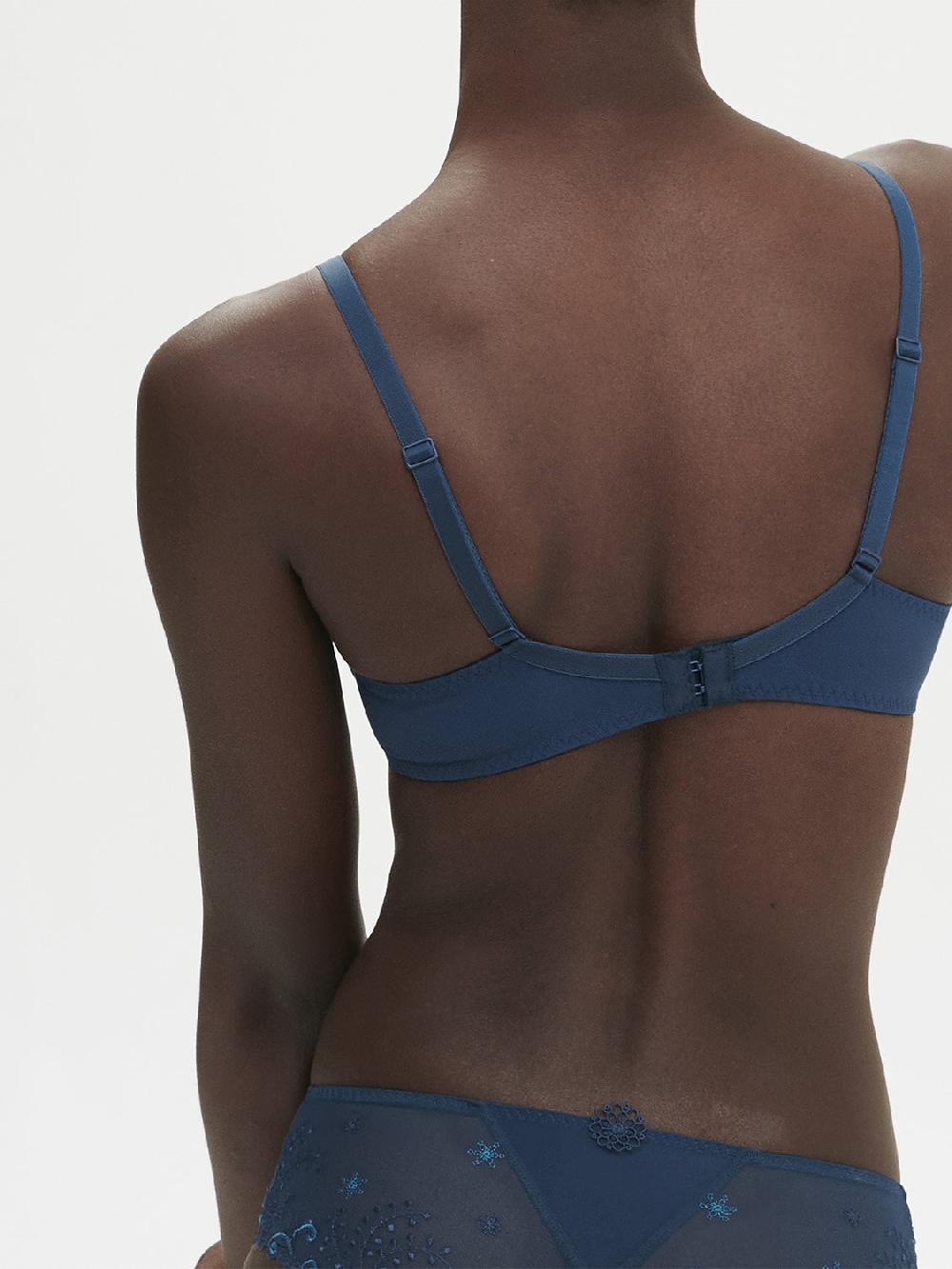Simone Pérèle Soutien-gorge Avec Armatures Décolleté Plongeant - Bleu Prestige