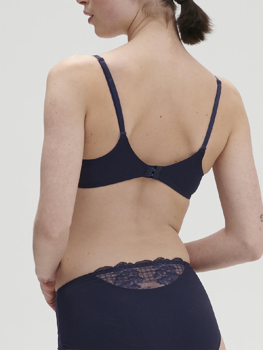 Simone Pérèle Soutien-gorge Avec Armatures Décolleté Plongeant - Bleu Cosmic