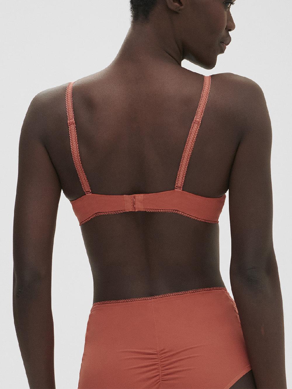 Simone Pérèle Soutien-gorge Avec Armatures Décolleté Plongeant - Rose Texas