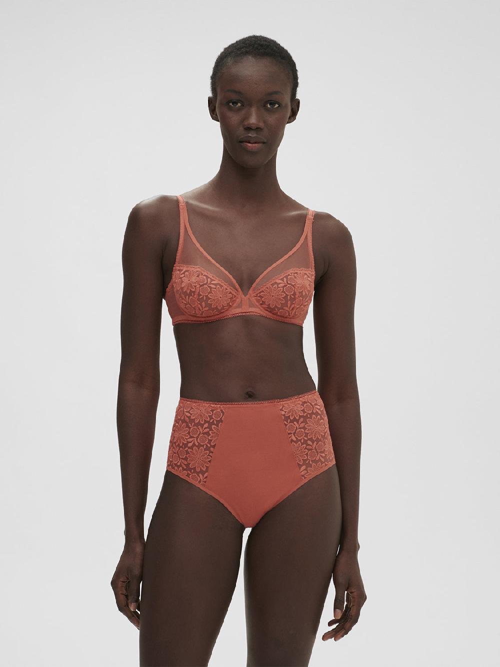 Simone Pérèle Soutien-gorge Avec Armatures Décolleté Plongeant - Rose Texas