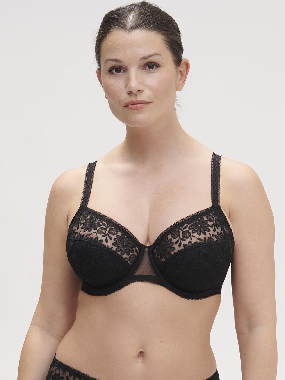 simone pérèle Soutien-gorge avec armatures emboitant - Noir