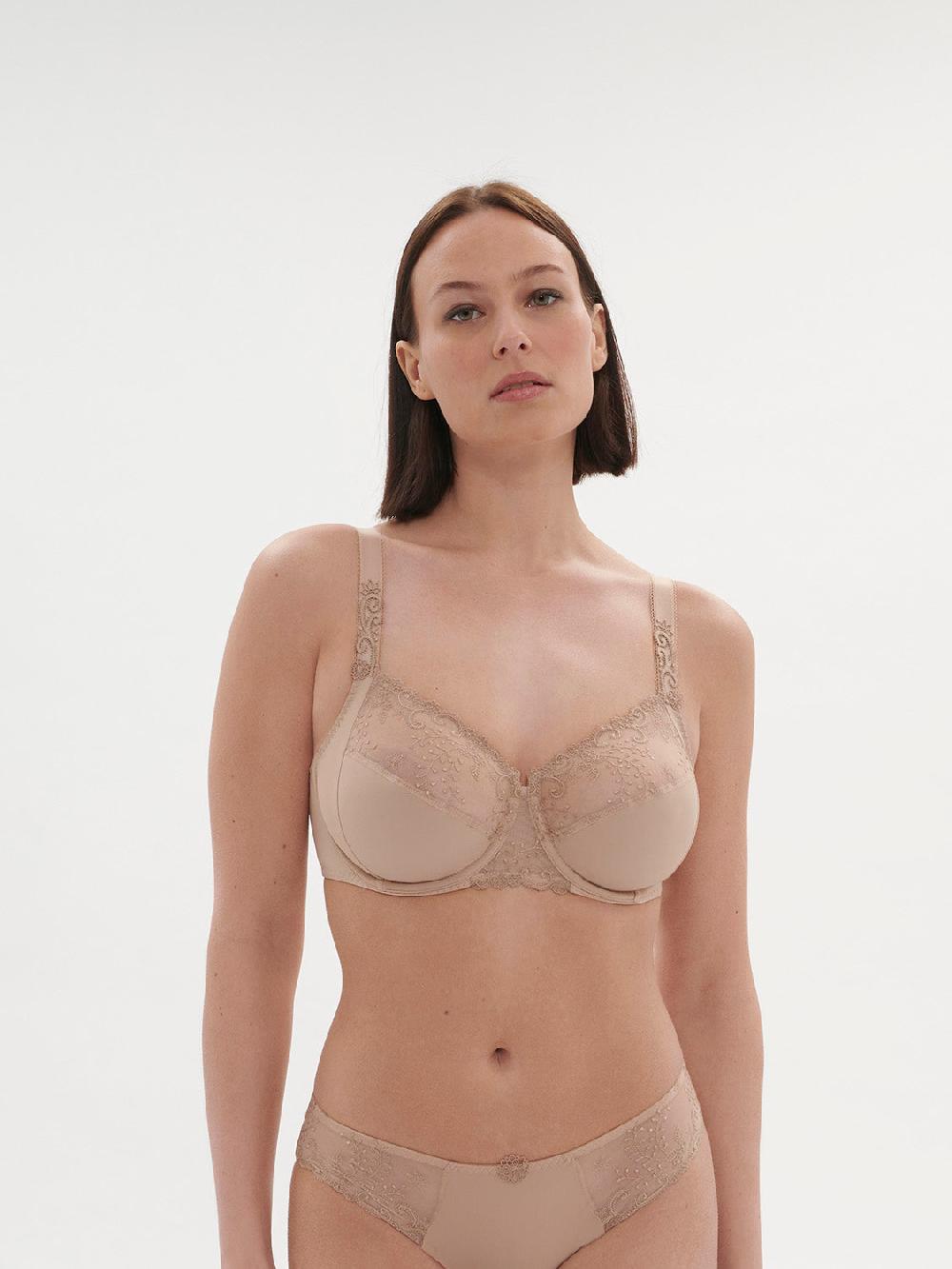 simone pérèle Soutien-gorge avec armatures emboitant - Peau