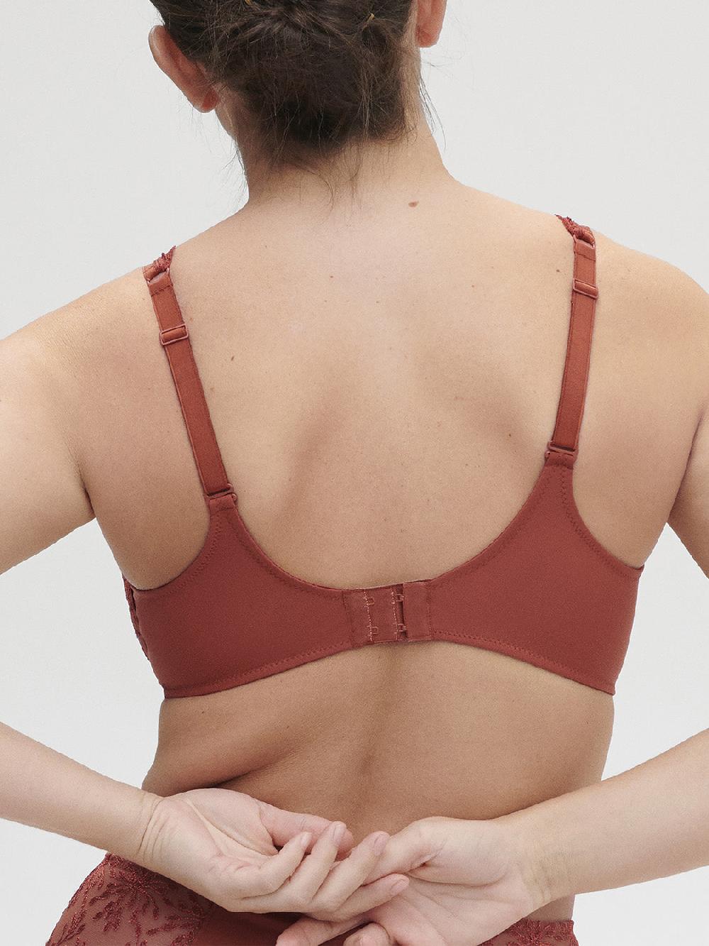 Simone Pérèle Soutien-gorge Avec Armatures Emboitant - Terre De Sienne