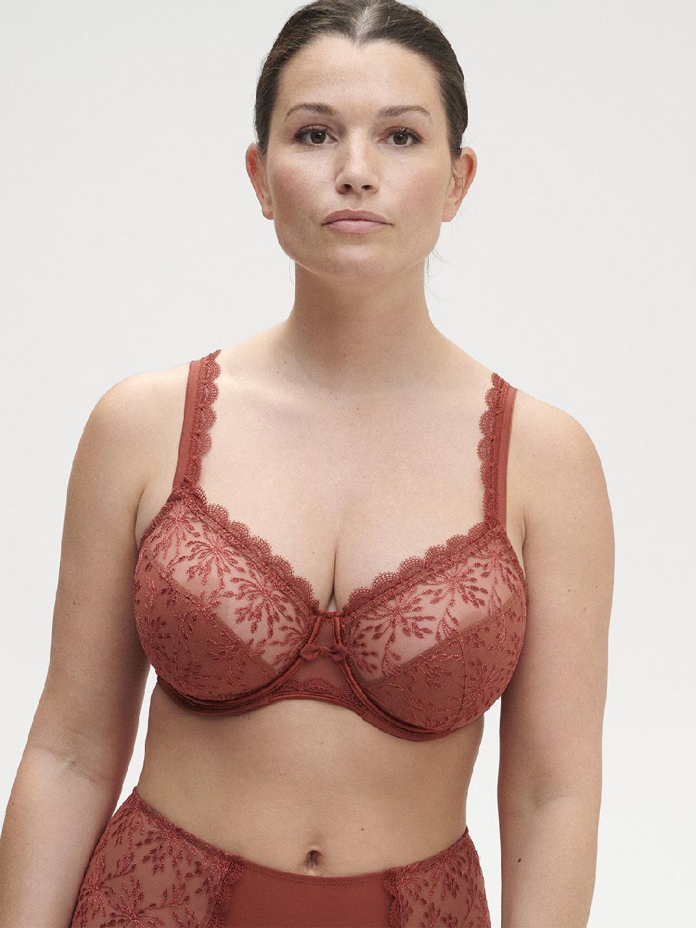 simone pérèle Soutien-gorge avec armatures emboitant - Terre de Sienne
