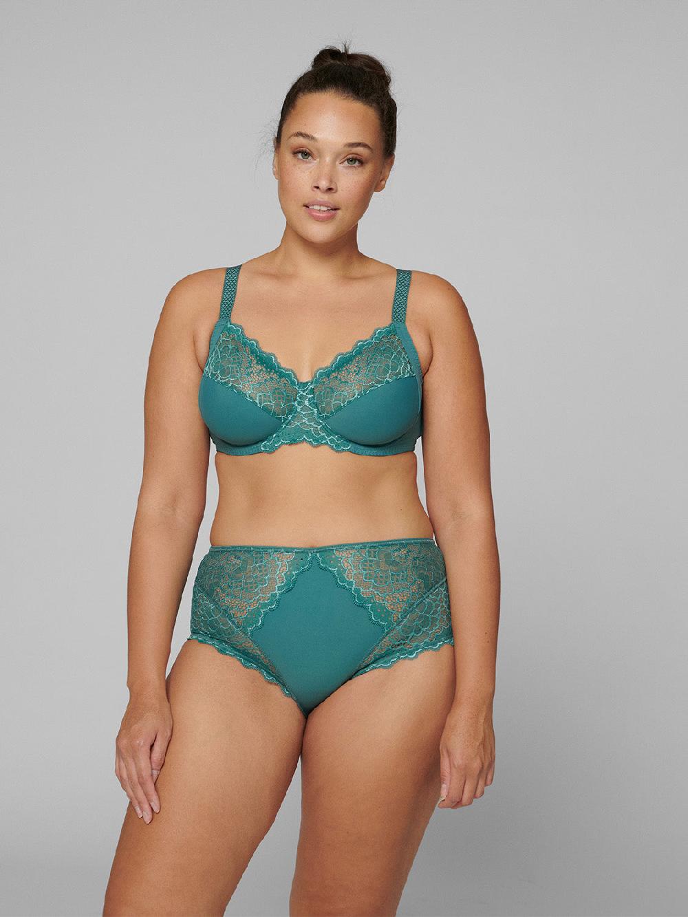Simone Pérèle Soutien-gorge Avec Armatures Emboîtant - Vert Boréal