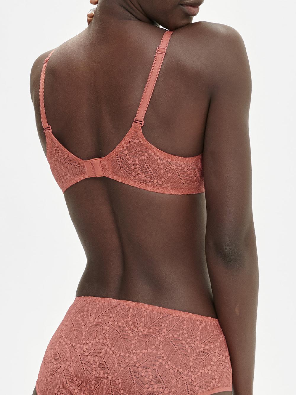 Simone Pérèle Soutien-gorge Avec Armatures Moulé Décolleté Plongeant - Rose Texas