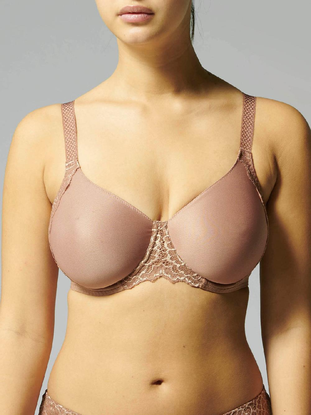 Simone Pérèle Soutien-gorge Avec Armatures Moulé Rigide - Brun Coco