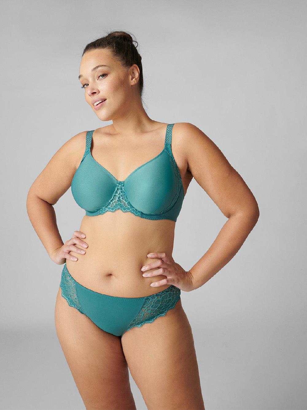 Simone Pérèle Soutien-gorge Avec Armatures Moulé Rigide - Vert Boréal