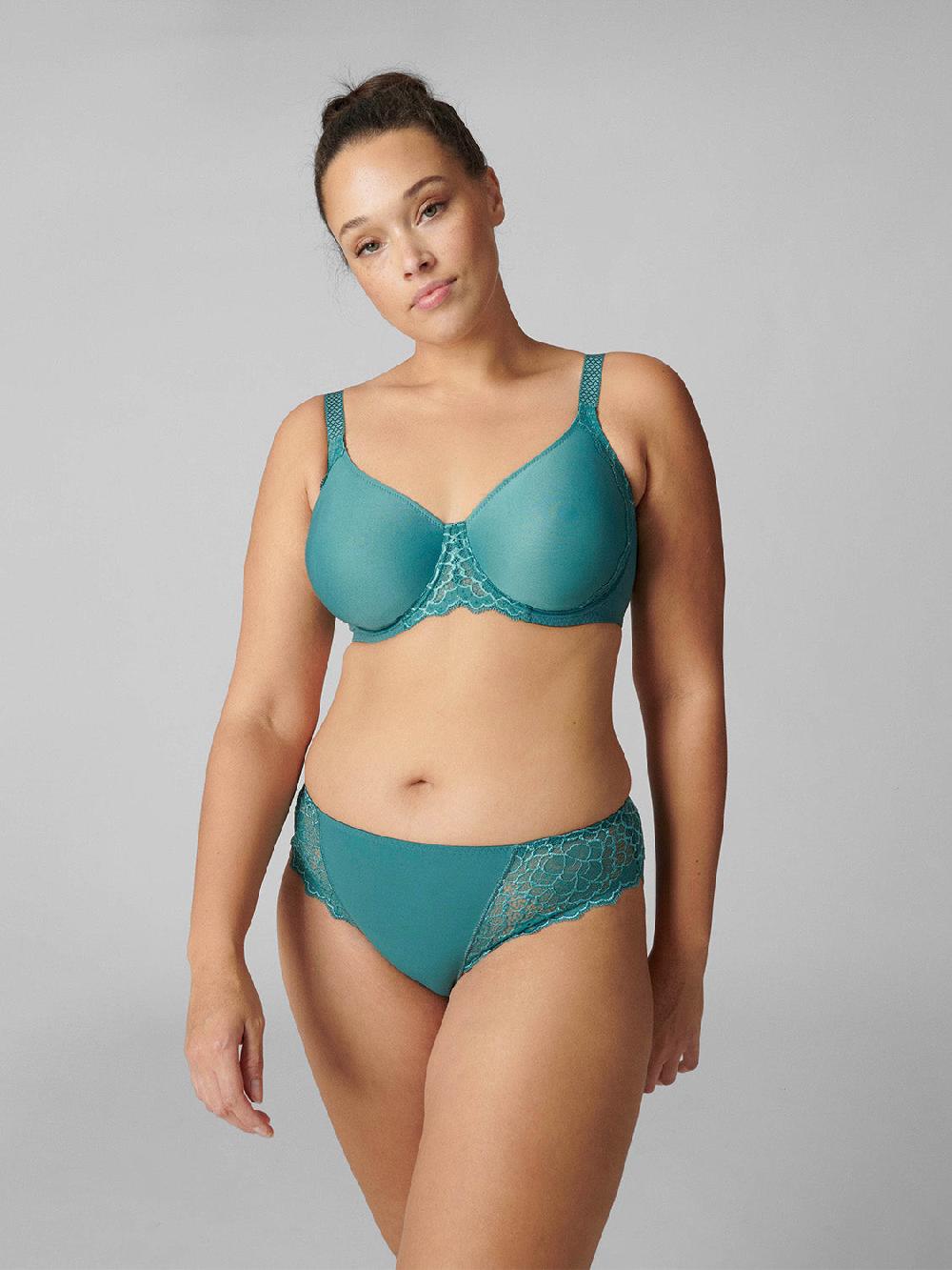 simone pérèle Soutien-gorge avec armatures moulé rigide - Vert Boréal