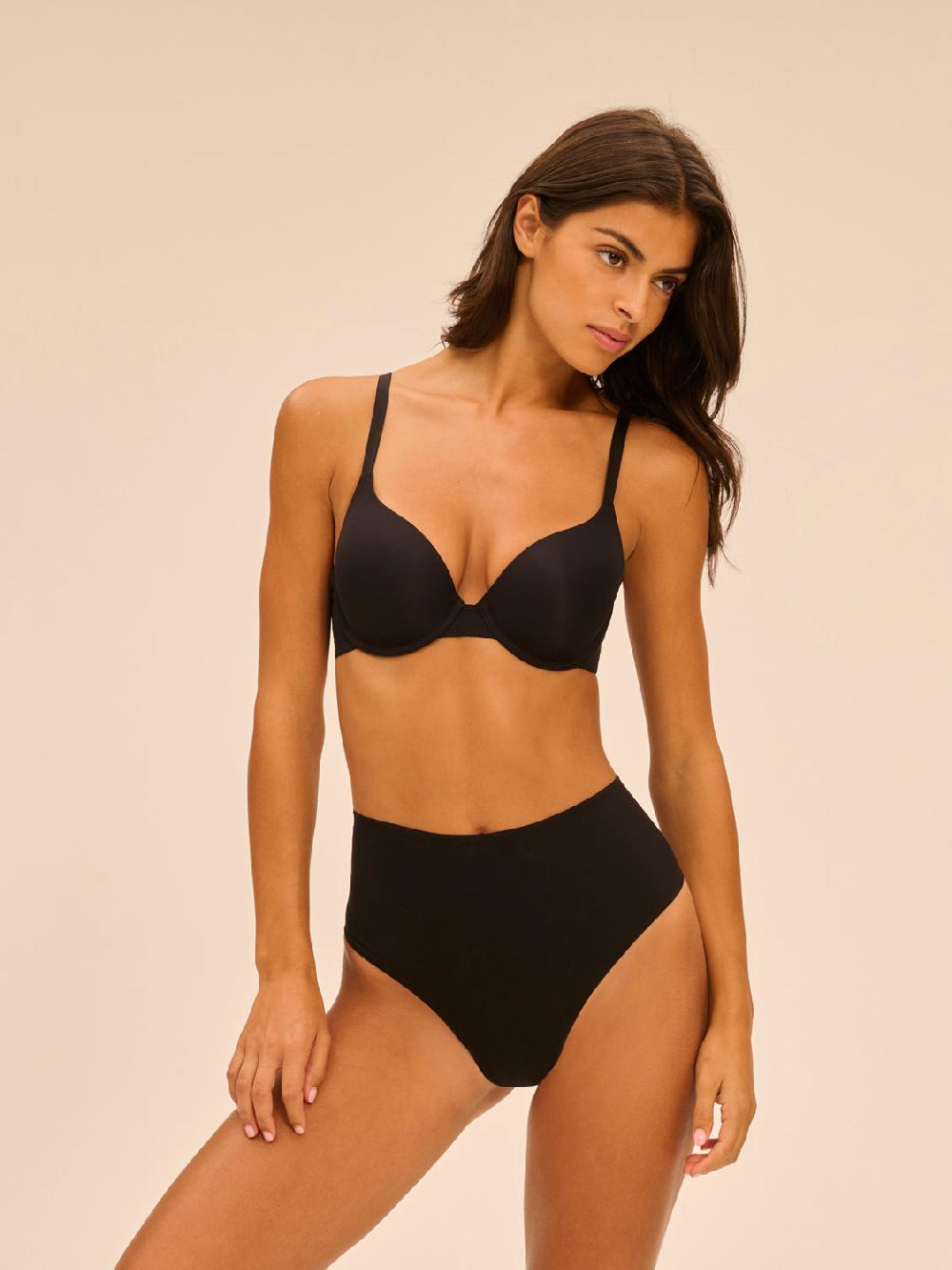 Simone Pérèle Soutien-gorge Coque Emboitante Décolleté Plongeant - Noir