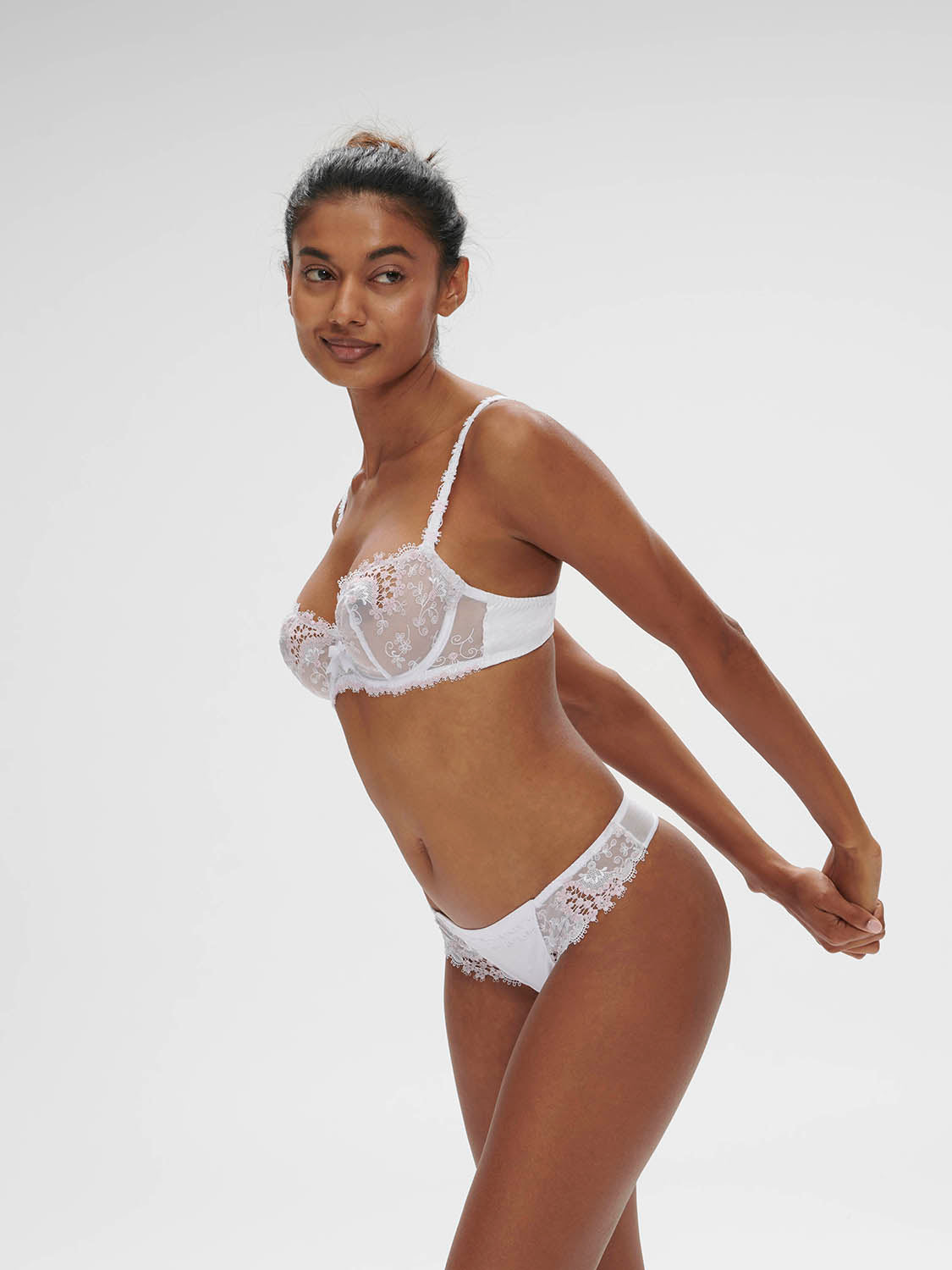Simone Pérèle Soutien-gorge Corbeille - Blanc Cristal