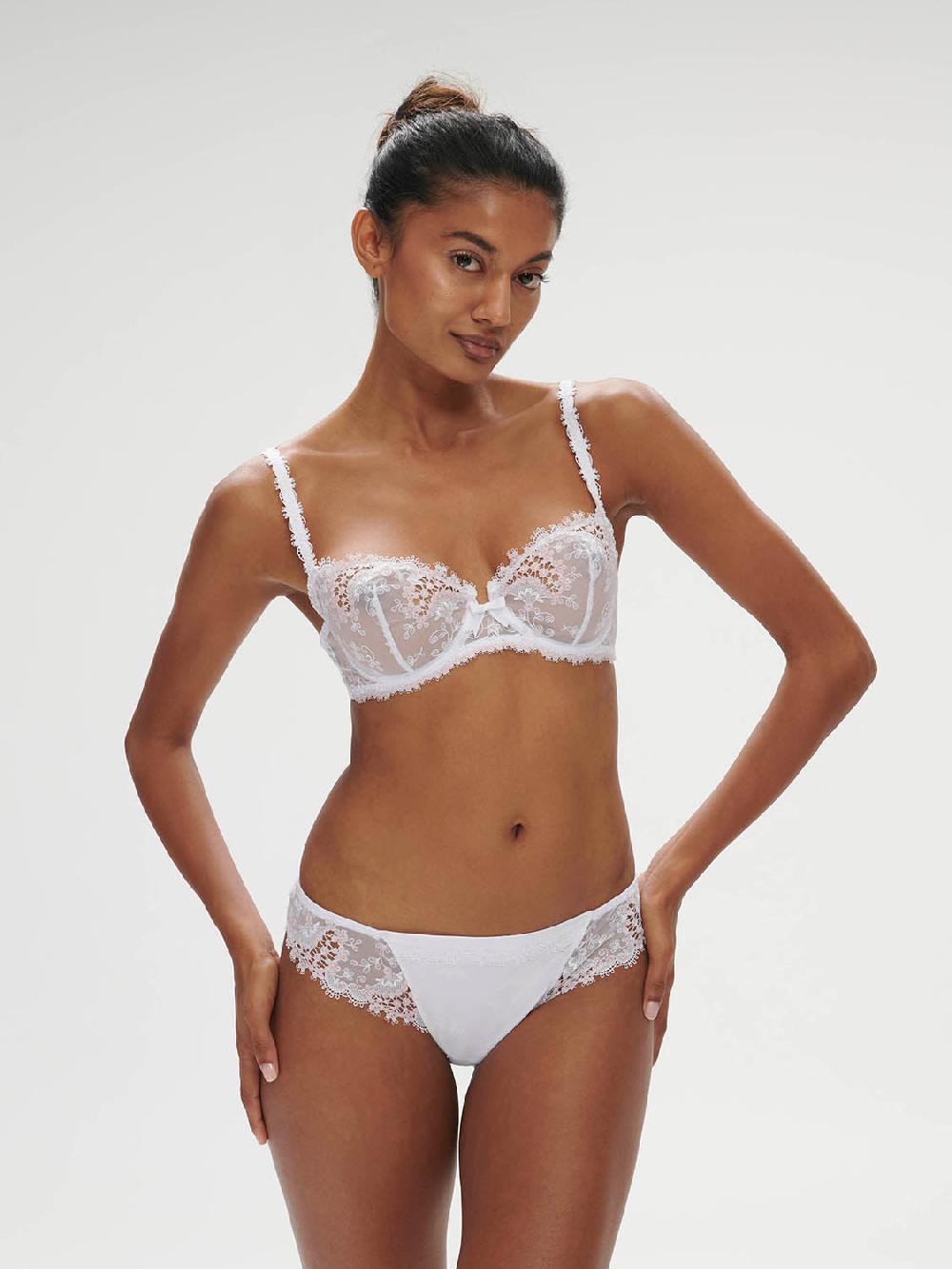 Simone Pérèle Soutien-gorge Corbeille - Blanc Cristal