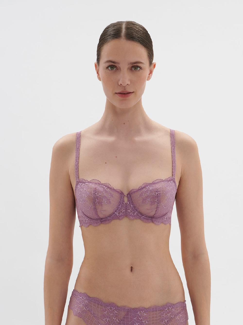 Simone Pérèle Soutien-gorge Corbeille - Mauve Glamour