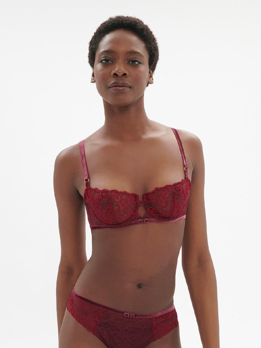 Simone Pérèle Soutien-gorge Corbeille - Rouge Spinelle