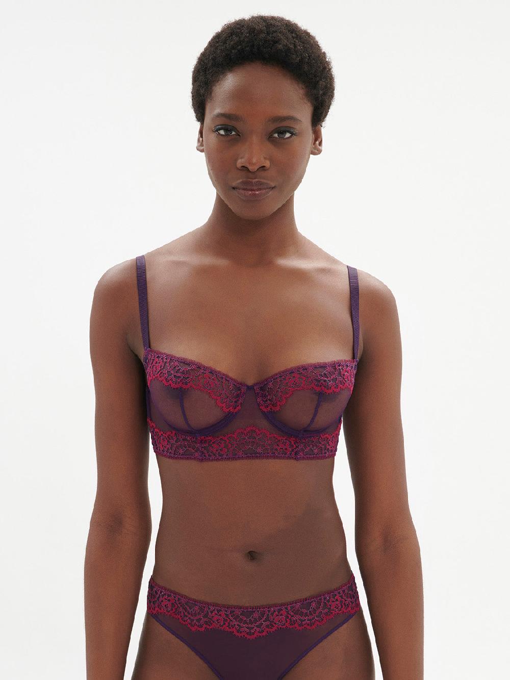 Simone Pérèle Soutien-gorge Corbeille - Violet Euphoria
