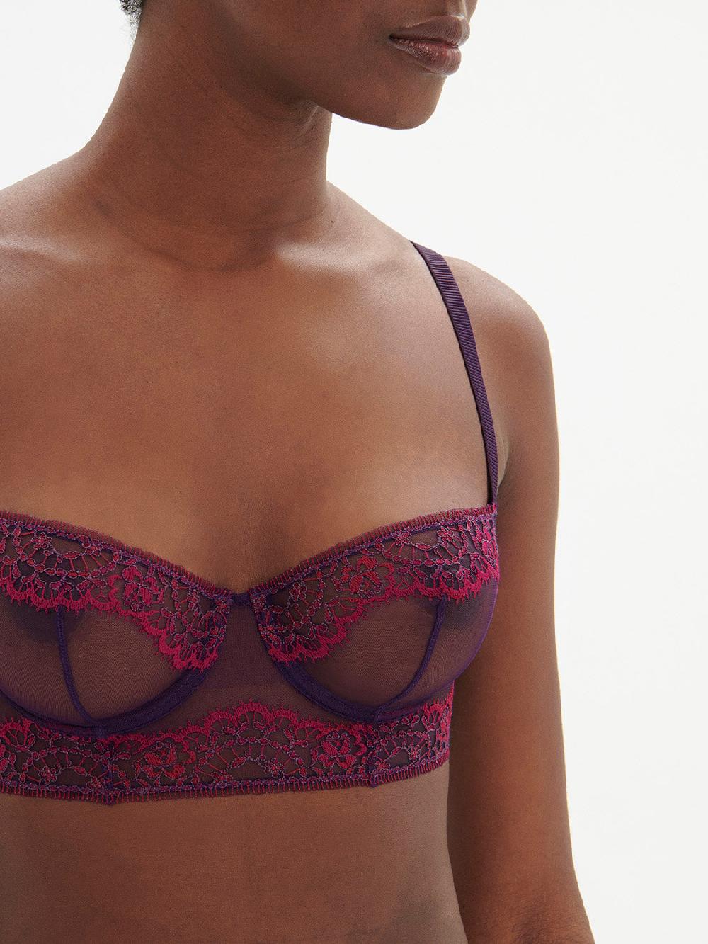 Simone Pérèle Soutien-gorge Corbeille - Violet Euphoria