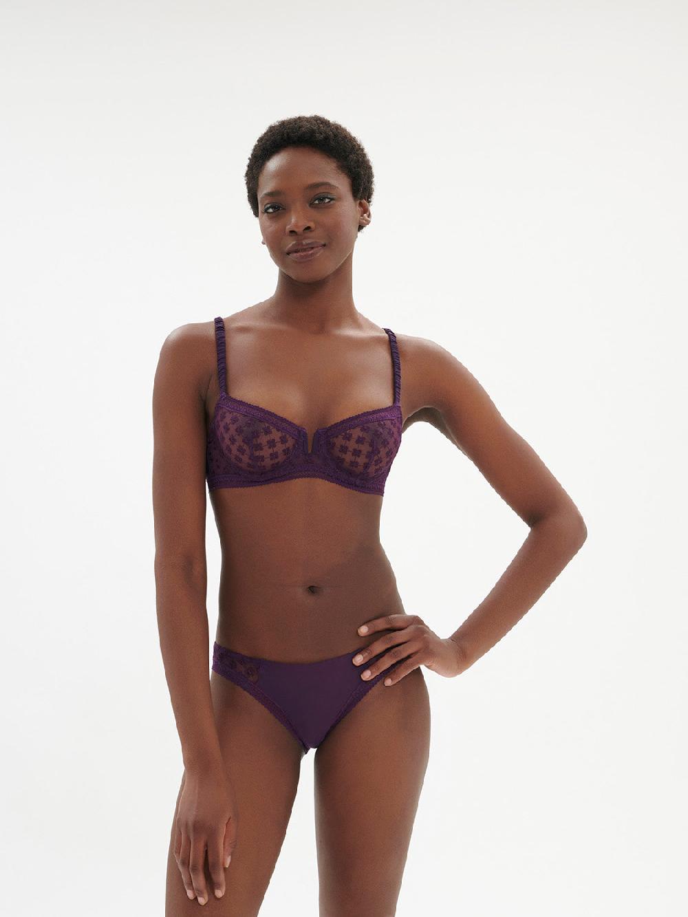 Simone Pérèle Soutien-gorge Corbeille - Violet Euphoria