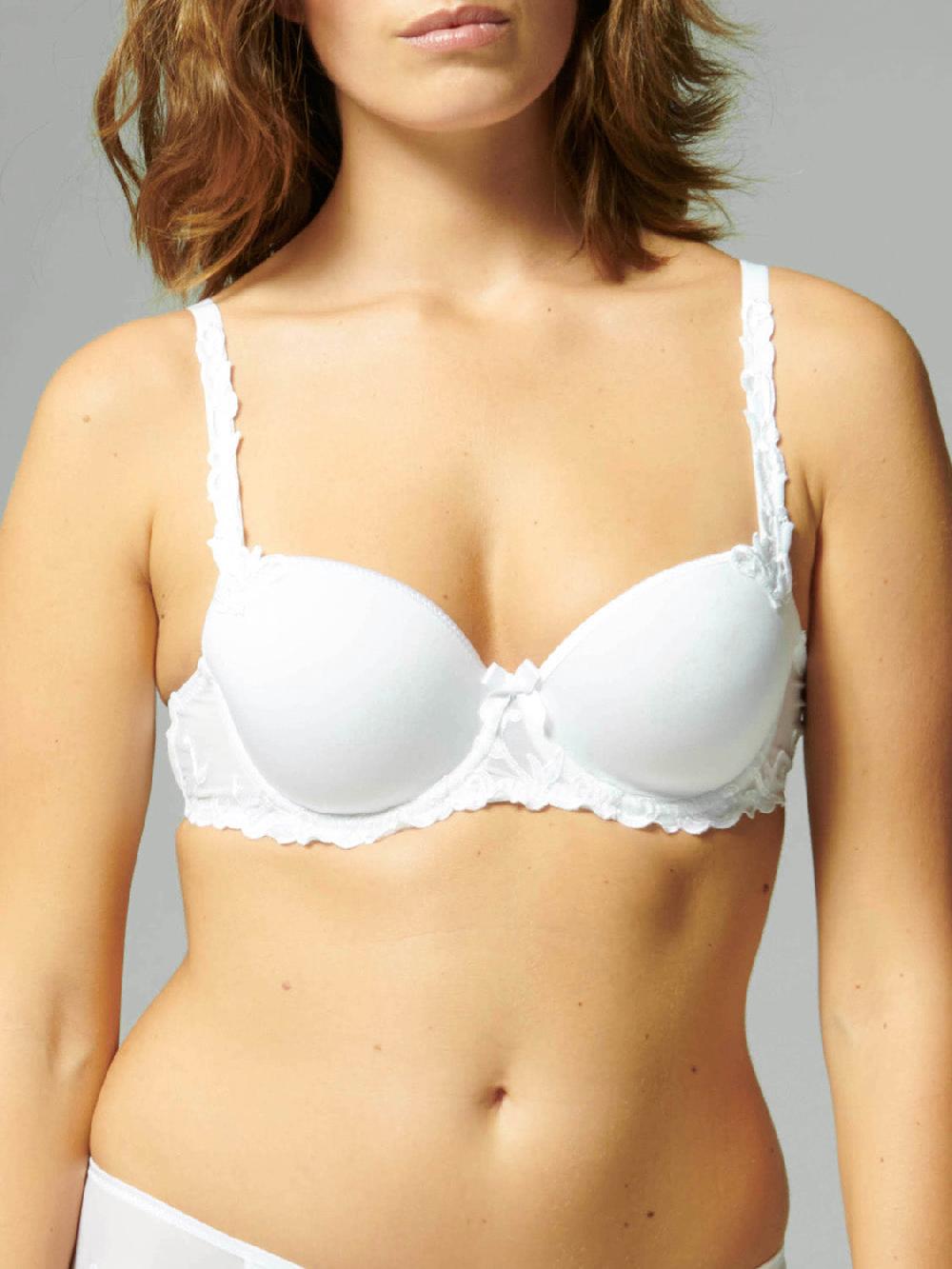 Simone Pérèle Soutien-gorge Décolleté Carré En Spacer 3D - Blanc