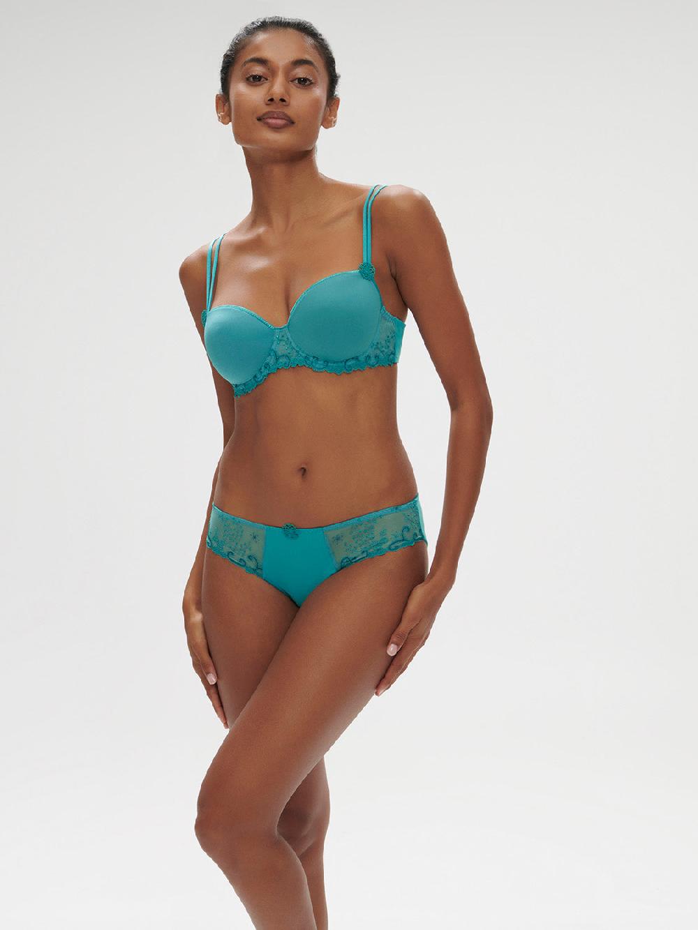 Simone Pérèle Soutien-gorge Décolleté Carré En Spacer 3D - Bleu Atoll