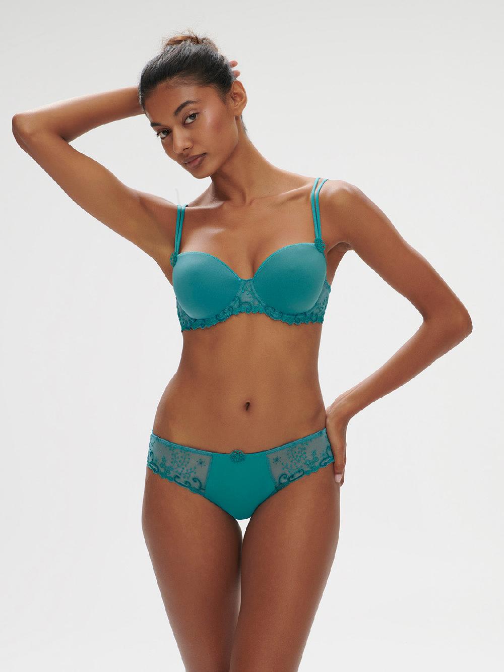 Simone Pérèle Soutien-gorge Décolleté Carré En Spacer 3D - Bleu Atoll