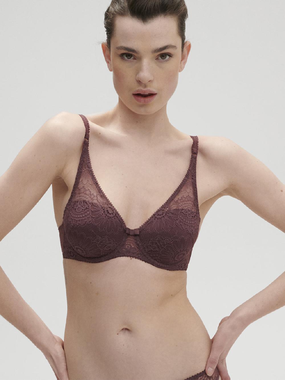 simone pérèle Soutien-gorge décolleté carré en spacer 3D - Byzantin