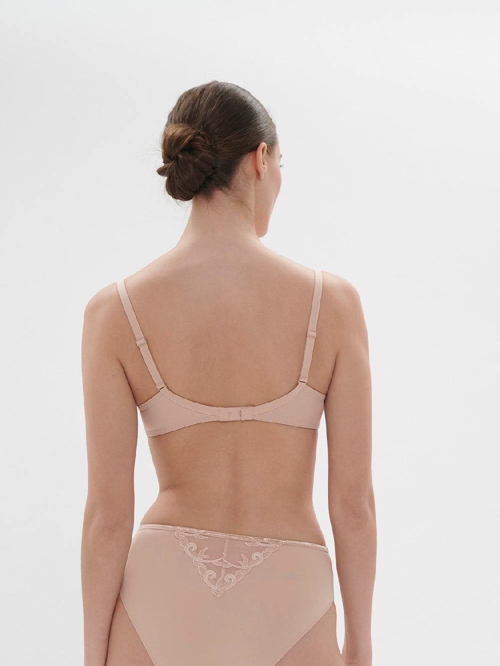 Simone Pérèle Soutien-gorge Décolleté Carré En Spacer 3D - Peau Rosée