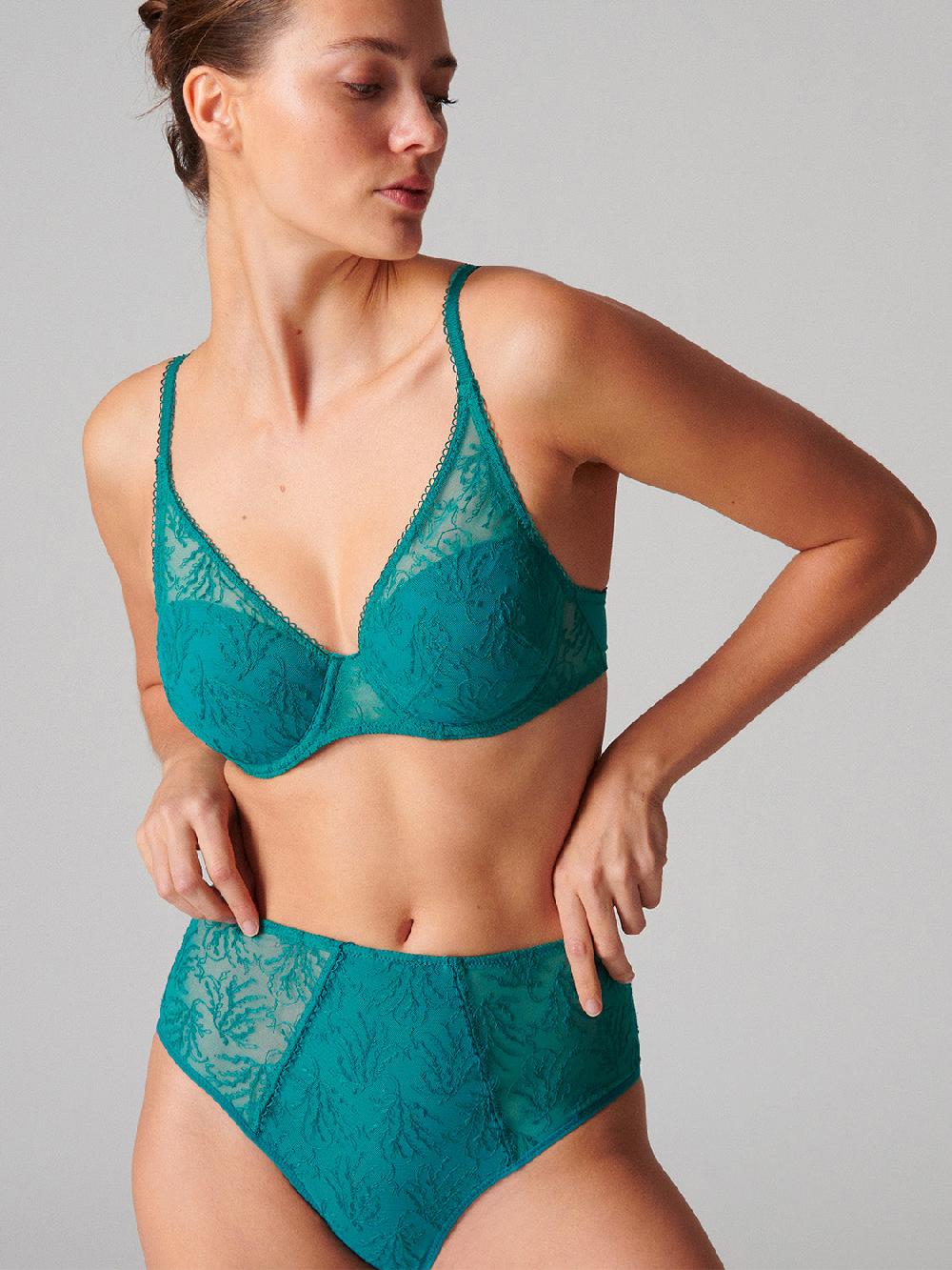 Simone Pérèle Soutien-gorge Décolleté Carré En Spacer 3D - Vert émeraude
