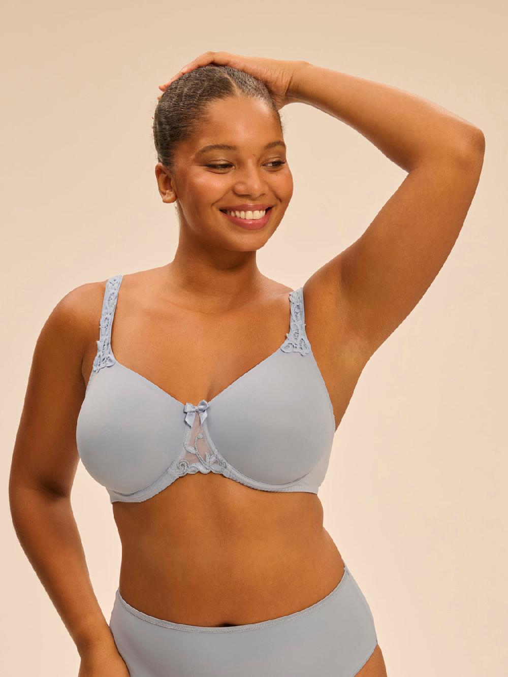 simone pérèle Soutien-gorge emboitant moulé - Bleu Rêve