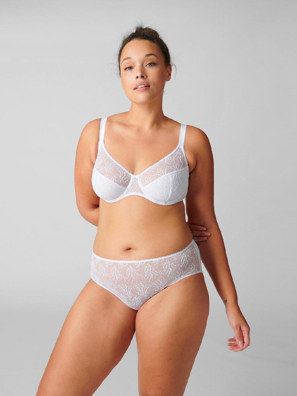 simone pérèle Soutien-gorge emboitant pour poitrine généreuse - Blanc
