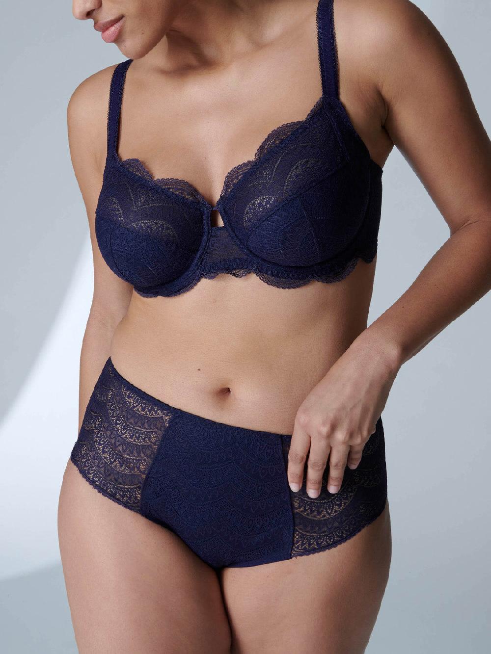 simone pérèle Soutien-gorge emboitant pour poitrine généreuse - Minuit