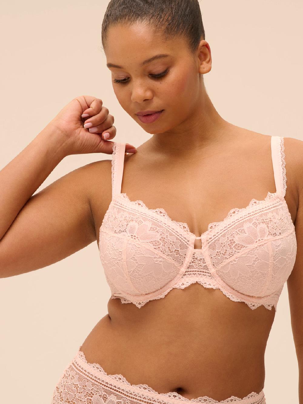 Simone Pérèle Soutien-gorge Emboitant Pour Poitrine Généreuse - Poudre Pétale
