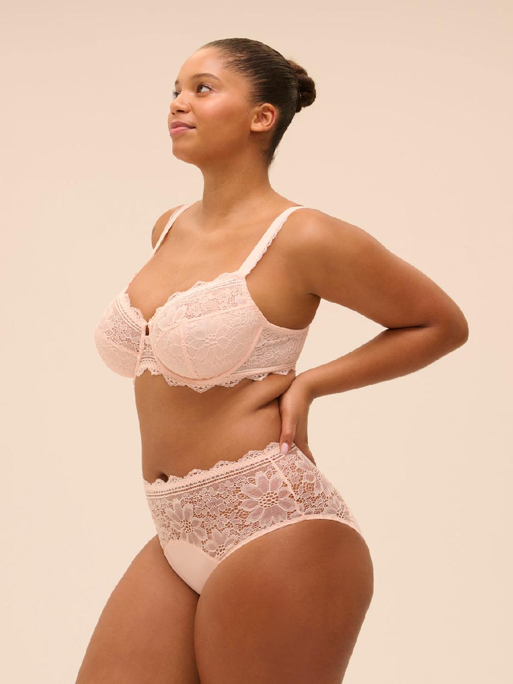 Simone Pérèle Soutien-gorge Emboitant Pour Poitrine Généreuse - Poudre Pétale