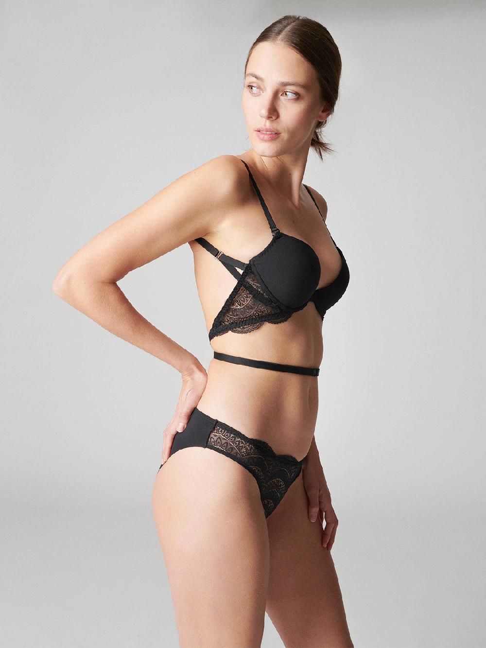 Simone Pérèle Soutien-gorge Multi-positions Dos Nu - Noir
