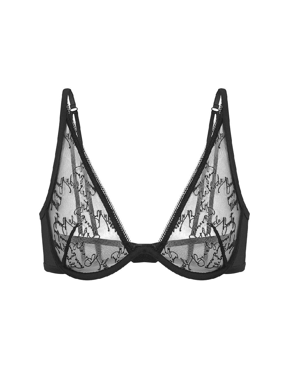Simone Pérèle Soutien-gorge Plongeant Mono-armature- Noir