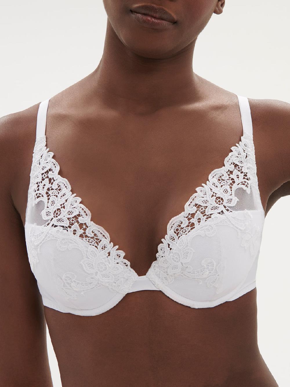 Simone Pérèle Soutien-gorge Push-up Décolleté Plongeant - Blanc