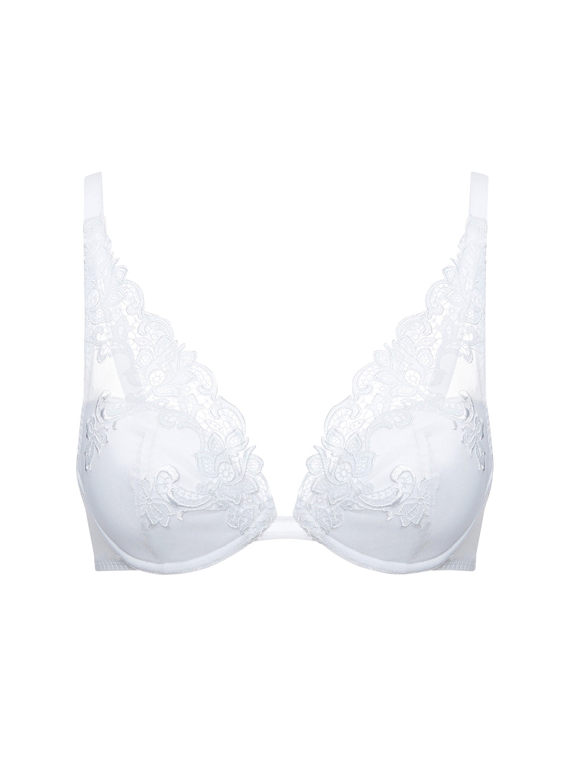 Simone Pérèle Soutien-gorge Push-up Décolleté Plongeant - Blanc