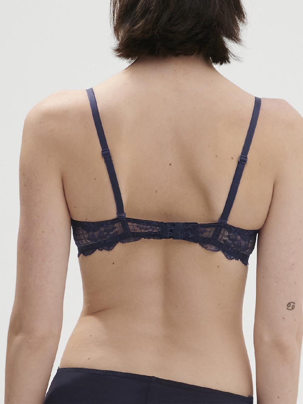 Simone Pérèle Soutien-gorge Push-up Décolleté Plongeant - Bleu Cosmic