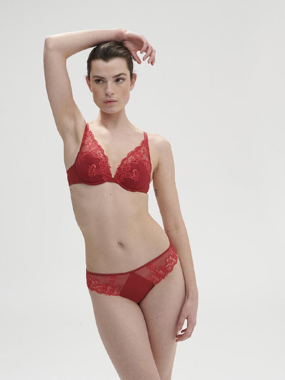 Simone Pérèle Soutien-gorge Push-up Décolleté Plongeant - Lipstick