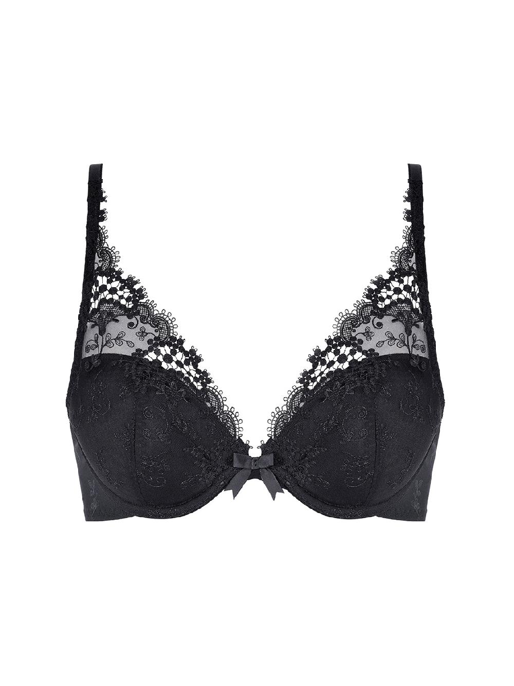 Simone Pérèle Soutien-gorge Push-up Décolleté Plongeant - Noir