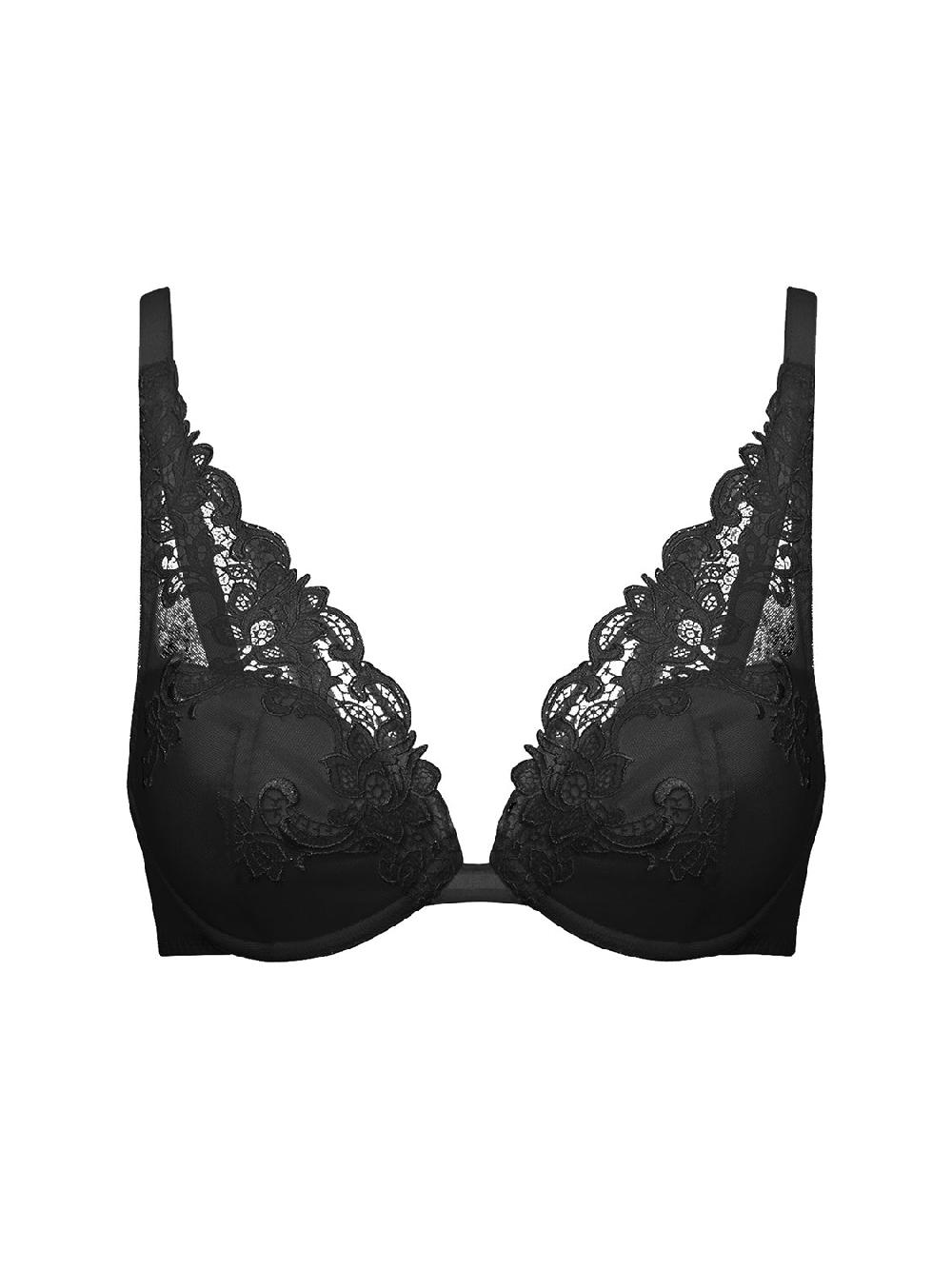 Simone Pérèle Soutien-gorge Push-up Décolleté Plongeant - Noir