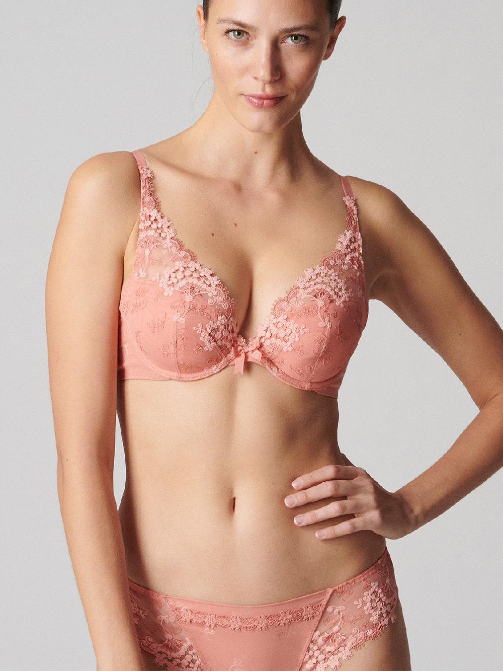 Simone Pérèle Soutien-gorge Push-up Décolleté Plongeant - Rose Ginger