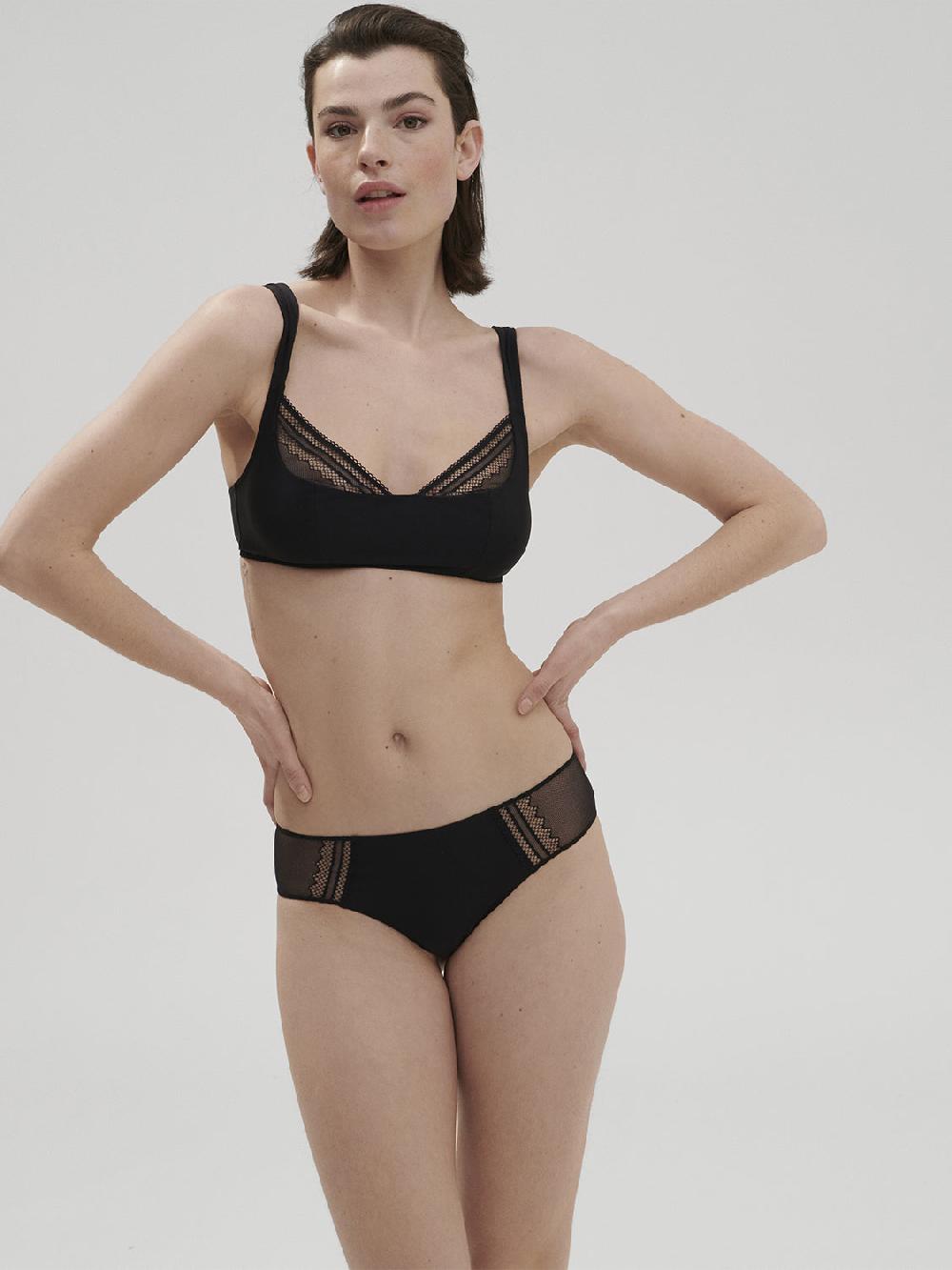 Simone Pérèle Soutien-gorge Sans-armatures Structuré - Noir